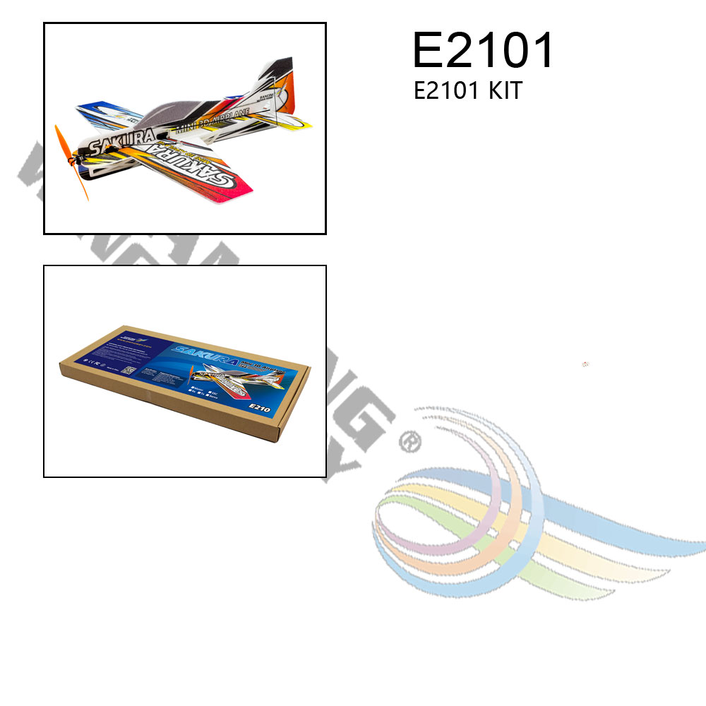 ラジコン 飛行機 EPPマイクロ3D 屋内飛行機 SAKURA RC E210 組み立て 