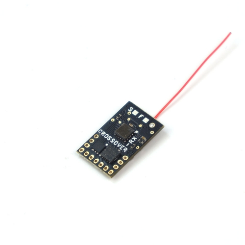 Free Shipping Mini RX34 4CH Receiver Integrated 5A/1S Brushed ESC & Electromagnetic Servo Control Dancing Wing Hobby Support S-FHSS DSMX/2