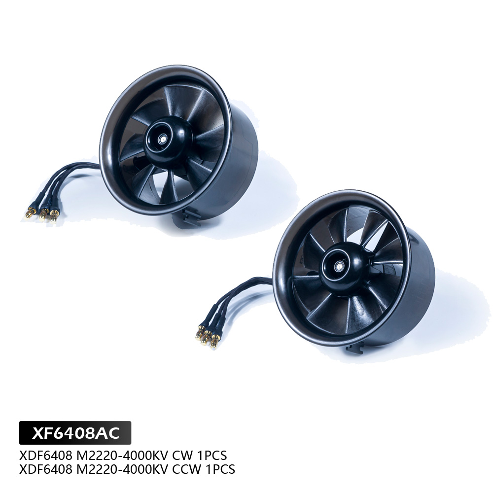 AEORC 64mm 8/12 Blades CCW/CW Ducted Fan EDF for Jet Plane with ...