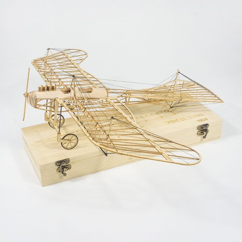 VX15 3D Jigsaw Woodcraft Model Display, 1/31 460mm Static Model Etrich Taube, Educational DIY Wooden Construction Toys