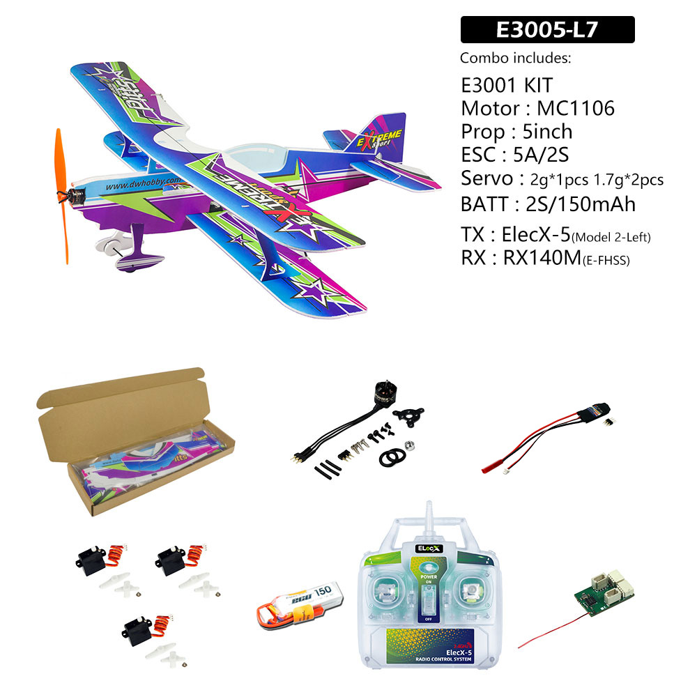 PITTS KIT Foam PP Magic Board Micro Indoor Airplane Electric Fly Wing