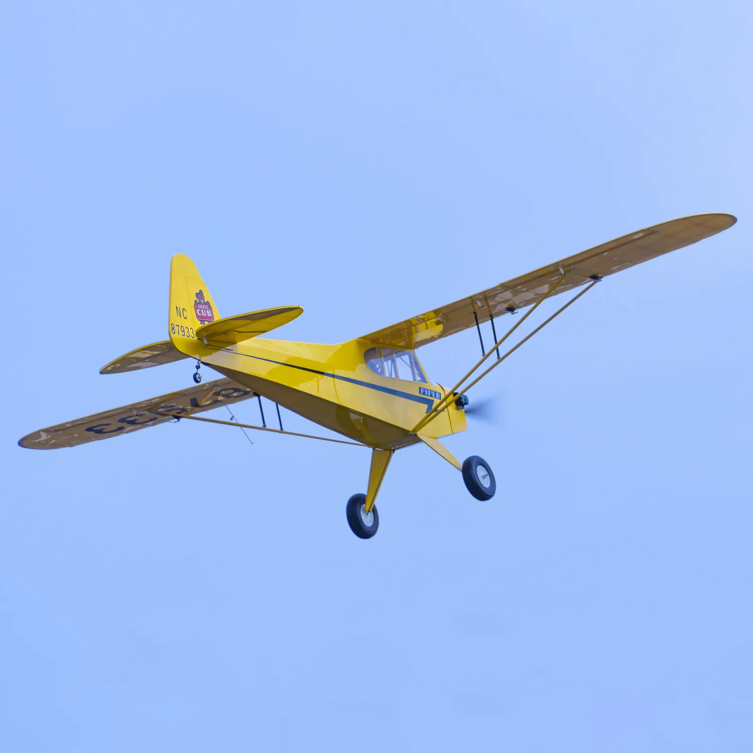 Kit Maquette Avion Kyosho Piper Cub J3 En Bois - Top état, Made In Japan