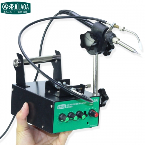 60W Pedal Type Automatic Constant Temperature  Welding Machine Gift With Electric Solder Iron