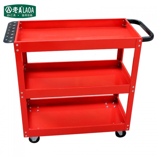 LAOA 3 layers Iron tools trolley cart Wheelbarrow LA111617