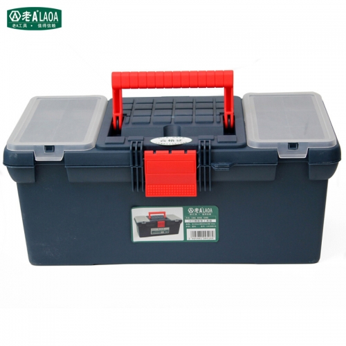 LAOA 16 inch Reinforced Multifunctional Plastic Tool Box