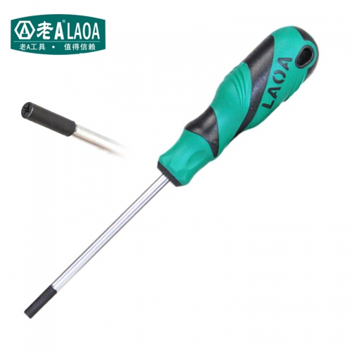 LAOA 1pc Rubber Handle Y Type, U Type and Triangle Type Screwdriver
