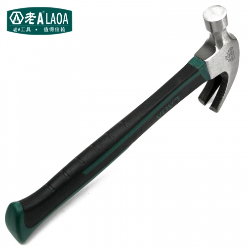 LAOA 80/160Z Two Color Handle Claw Hammers