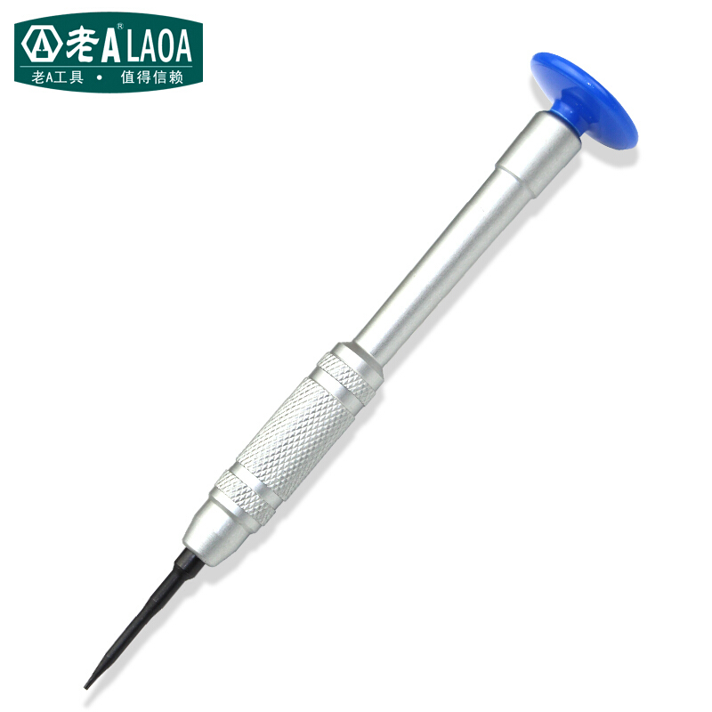 LAOA Blue/Yellow Tail Cap German Type S2 Precision Screwdriver Apple with Five-star/Y-type/Plum/Hollow Plum Blossom