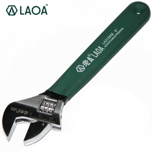 LAOA Anti-slide Universal Monkey Wrench Hex Tool Adjustable Spanner Stainless steel Key Handle Tools Hand tool