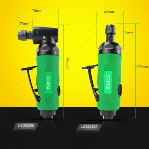 LAOA 1/4 Pneumatic Grinder 6mm Chuck Air Polish Tool Air Grinder