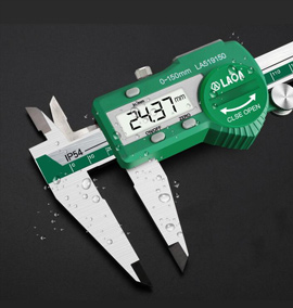 LAOA Digital Vernier Caliper Waterproof Stainless Steel Industrial Electronic Measurement 0-150mm Measuring ruler