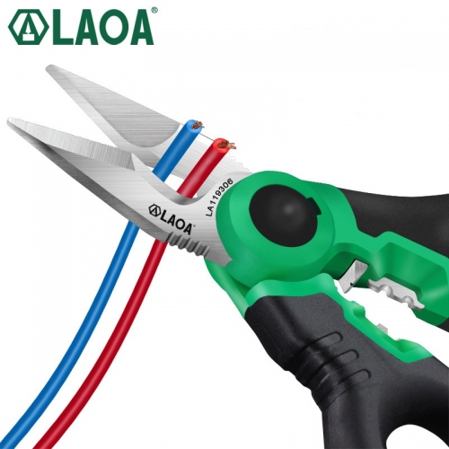 Useful 6 Inch Electrical Wire Cutter Plastic Handle Cable Scissor Cutting  Pliers Tool