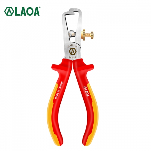 LAOA 6Inch VDE Wire Stripper 1000V Isolate Wire Stripping Pliers With GS Antiflaming high Temperature Resistance Cable Stripper