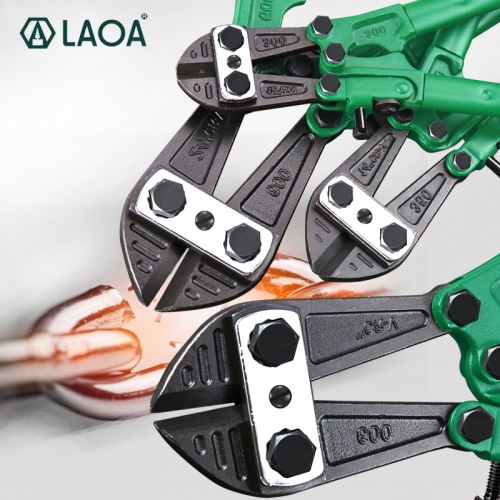 LAOA Bolt Cutter Heavy Duty Rebar Cutter Cr-V Steel Thicken Wire Cutting Pliers Cut Lock Chain