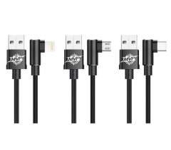 【14日有壞包換】Kucipa - MVP 數據線 ( USB to Micro )（ USB to Lightning Apple）（ USB to Type-C）充電傳輸線 叉電線 充電線 數據線 快充 （黑色200mm）K254