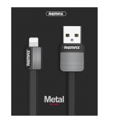 【14日有壞包換】REMAX - METAL數據線  (USB-A to Micro)(USB-A to Lightning Apple )(USB-A to Type-C) 充電傳輸線 叉電線 充電線( RC-044 黑色1000mm )