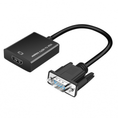 BEST CABLE VGA to HDMI 轉換器 帶音頻供電 支持1080P