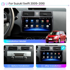 Junsun V1pro AI Voice CarPlay Radio For S-uzuki Swift 2003 2005 2006 2007-2010 Android Auto 4G Car Multimedia GPS 2 din autoradio