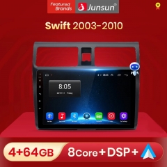 Junsun V1pro AI Voice CarPlay Radio For S-uzuki Swift 2003 2005 2006 2007-2010 Android Auto 4G Car Multimedia GPS 2 din autoradio