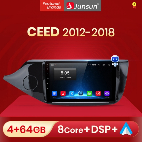 Junsun V1pro AI Voice 2 din Android Auto Radio For KIA CEED JD Cee'd 2012-2018 Carplay 4G Car Multimedia GPS 2din autoradio