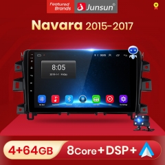 Junsun V1 Android 10.0 2G + 32G DSP Car Radio Multimedia Video Player For N-issan Navara NP300 2015-2017 GPS 2din autoradio