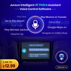 Junsun V1pro AI Voice 2 din Android Auto Radio for T-oyota Corolla E170 E180 2014-2016 Carplay 4G Car Multimedia 2din autoradio