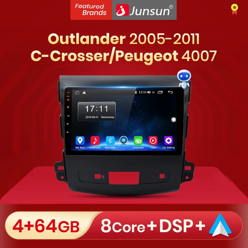 Junsun + Wifi Car Radio Multimedia For Outlander - Temu
