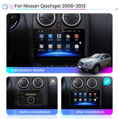 Junsun V1pro AI Voice Car Radio Android Auto Multimedia For N-issan Qashqai J10 2006 2007 2008-2013 Carplay 4G 2din GPS autoradio