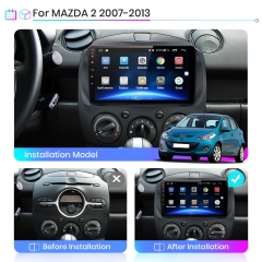 Junsun V1pro AI Voice 2 din Android Auto Radio For MAZDA 2 Mazda2 2007-2014 Carplay Car Multimedia GPS 2din autoradio DAB+ DSP