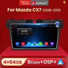 Junsun V1pro AI Voice 2 din Android Auto Radio For Mazda CX-7 CX7 2008 - 2015 Carplay Car Multimedia GPS 2din autoradio