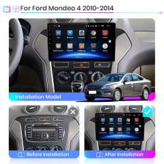 Junsun V1pro AI Voice 2 din Android Auto Radio For Ford Mondeo 4 mk4 2010-2013 2014 Carplay 4G Car Multimedia GPS 2din autoradio