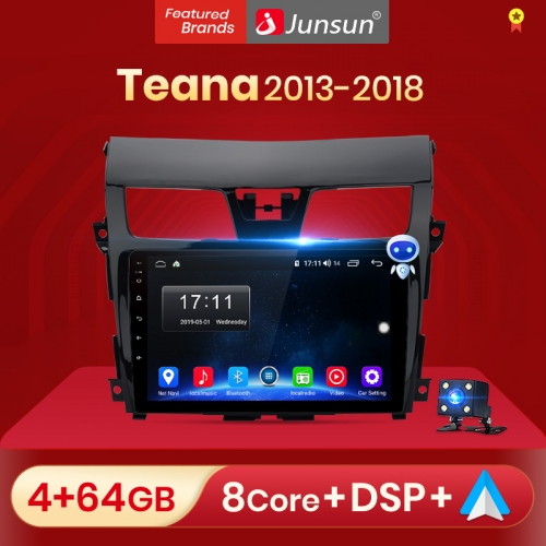 Junsun V1 Android 10.0 2G+32G DSP Car Radio Multimedia Video Player For N-ISSAN Teana J33 2013-2018 Navigation GPS 2din autoradio