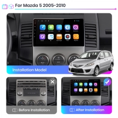 Junsun V1pro AI Voice 2 din Android Auto Radio for Mazda 5 2005-2010 Car Radio Multimedia GPS Track Carplay 2din