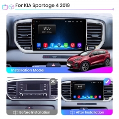 Junsun V1pro AI Voice Car Radio Android Auto Multimedia Player For Kia Sportage 4 QL 2018-2021 Carplay 4G DSP 2din GPS autoradio