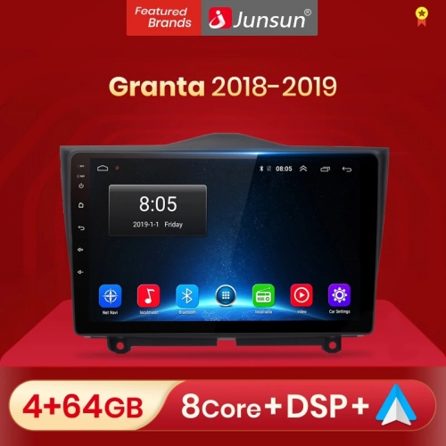 Junsun V1pro AI Voice 2 din Android Auto Radio for LADA Granta 2018-2019 Car Radio Multimedia GPS Track Carplay 2 Din DVD