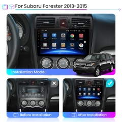 Junsun V1pro AI Voice 2 din Android Auto Radio for Subaru Forester 4 SJ 2012-2015 Carplay 4G Car Multimedia GPS DSP autoradio