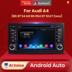 Junsun AI Voice Android Auto Radio for Audi A4 B9 B8 B7 B6 S4 RS4 SEAT Exeo Carplay Car Multimedia RDS DSP GPS No 2din autoradio