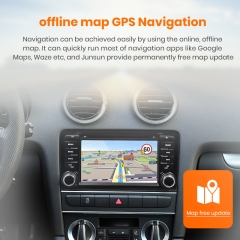 Autoradio Android Audi A3 8P 2003 a 2011 2 DIN 7 HD GPS Carplay