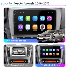 Junsun V1pro AI Voice 2 din Android Auto Radio for T-oyota Avensis 2008-2015 Car Radio Multimedia GPS Track Carplay 2din