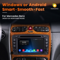 Junsun AI Voice Android Auto Radio for Mercedes Benz CLK W209 W203 W463 W208 Carplay Car Multimedia RDS GPS No 2din autoradio