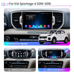Junsun V1pro AI Voice Car Radio Android Auto Multimedia Player For Kia Sportage 4 QL 2016 - 2018 Carplay 4G 2din GPS autoradio