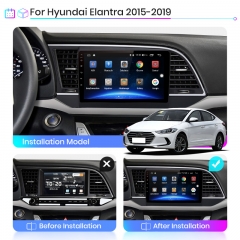 Junsun V1pro AI Voice 2 din Android Auto Radio for H-yundai Elantra 2015-2018 Carplay 4G Car Multimedia GPS DSP 2din autoradio