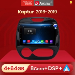 Junsun V1pro AI Voice 2 din Android Auto Radio for R-enault Kaptur Captur 2016-2019 Carplay 4G Car Multimedia GPS 2din autoradio