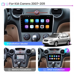 Junsun V1Pro Android 10 AI Voice Control 4G DSP CarPlay Auto Car Radio Multimedia GPS For Kia Carens 2007-2011 no 2 din DVD