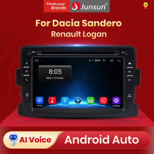 Junsun Android Auto Radio for R-enault dacia duster Sandero Captur Xray Logan 2 Carplay Car Multimedia RDS GPS No 2din autoradio