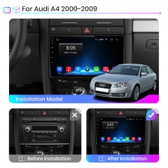 Junsun V1pro AI Voice 2 din Android Auto Radio For Audi A4 2000-2009 Seat Exeo Carplay 4G Car Multimedia Player GPS autoradio