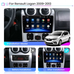 Junsun V1pro 2 din Android Auto Radio for R-enault Logan 1 Sandero 2009-2015 Dacia Duster Carplay 4G Car Multimedia GPS autoradio