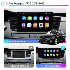 Junsun V1pro AI Voice For P eugeot 508 2011 - 2018 car radio 2 din android Auto Multimedia GPS Track Carplay 2din DVD