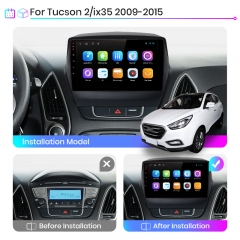 Junsun V1pro AI Voice For H yundai Tucson 2 ix35 2009 - 2015 car radio 2 din android Auto Multimedia GPS Track Carplay 2din DVD