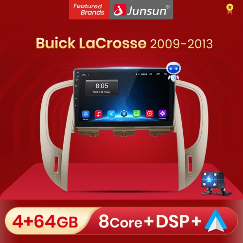 Junsun V1pro AI Voice For Buick LaCrosse 2009 - 2013 car radio 2 din android Auto Multimedia GPS Track Carplay 2din DVD